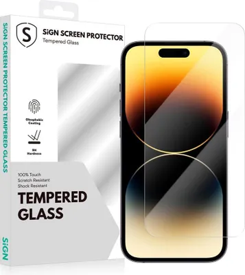 Produktbild von Displayschutzfolie aus gehärtetem Glas für iPhone 14 Pro