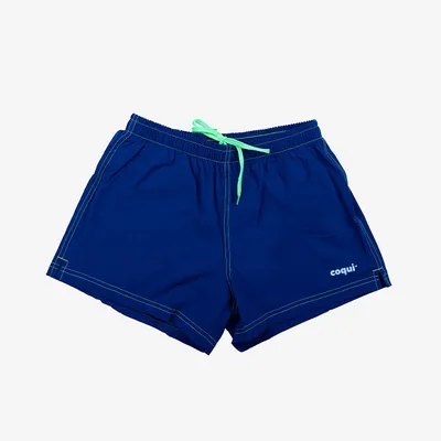 Produktbild von Einteiliger Damen Badeanzug für Schwimmen und Wassersport in der Farbe Marineblau