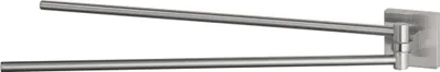 Produktbild von Haceka Mezzo Dubbele Handdoekhouder 5,3x40,4x5,3 cm RVS-Look