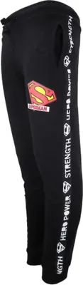 Produktbild von DC Comics Superman Kinder Jogginghose Hose – Schwarz / 128