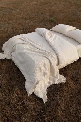 Obrázok produktu pre L'essentiel Maison, kvalitná prikrývka na dvojlôžko 240x260 cm, 100% bavlna a ľan, prírodná