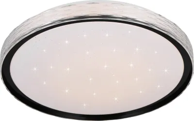 Produktbild von Reality LED Deckenleuchte Varda schwarz - weiß Fernbedienung