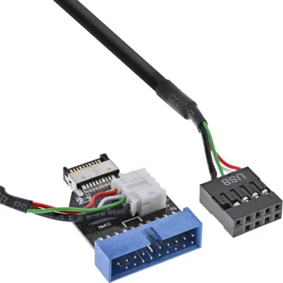 Produktbild von InLine USB 3.1 zu 3.0 Adapter intern, Mehrfarbig
