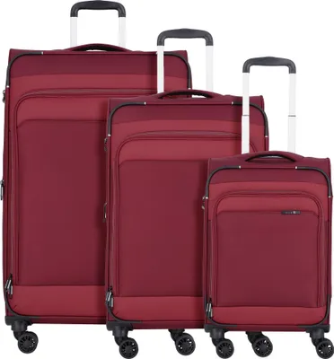 Produktbild von D&N Travel Line 9504 - Trolley-Set, 3tlg. (dark red)