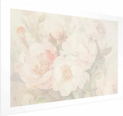 Produktbild von Posterpapier Poster - Peonies in the Mist 30x21 cm Blumen b-H-10040-ao-a