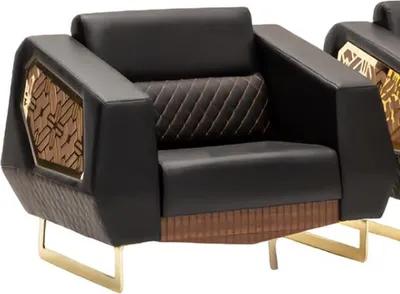 Immagine prodotto di Elegante poltrona Relax Divano Comoda poltrona in ecopelle Studio Soggiorno