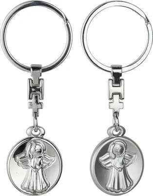 Produktbild von Schlüsselanhänger Schutzengel, aus Metall in geschenkbox