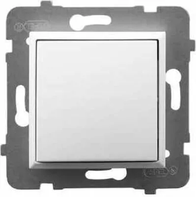 Obrázok produktu pre Ospel ŁP-1U/m/00, Biela, IP20, 250 V, 10 A, 71 mm, 40 mm