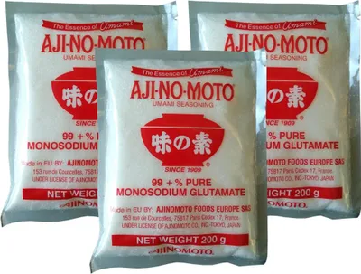 Produktbild von 3er-Pack AJI-NO-MOTO Mononatrium Glutamat 200g| Geschmacksverstärker E621 | Gewürz