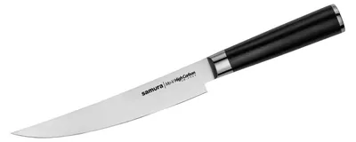 Imagen del producto de Samura MO-V, cuchillo para carnicero de 19,2 cm – Hoja profesional, duradera y ergonómica, ideal para trabajos precisos con carne