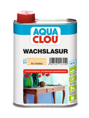 Produktbild von Aqua Clou Wachslasur 250 ml farblos