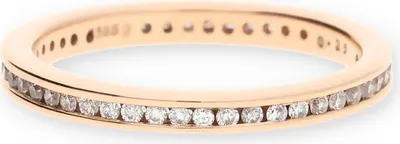 Produktbild von JuwelmaLux Ring 585/000 (14 Karat) Rotgold mit Brillanten JL25-07-0079 53