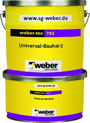 Obrázek produktu pro weber.tec 793 Universal Bauharz transparent 3 kg Eimer
