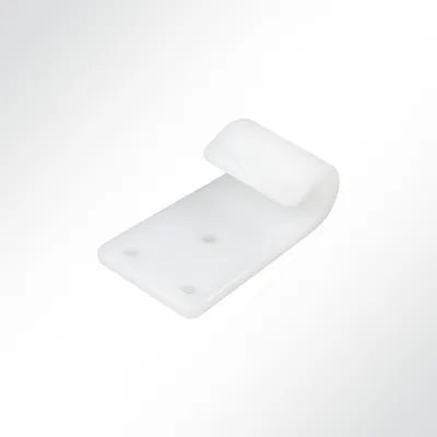 Produktbild von Lysel® Kunststoff Dreipunkthaken, (BxL) 35x60mm in Weiß (1 Stück)