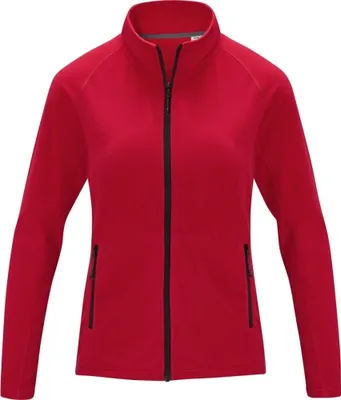 Imagen del producto de Elevate Essentials - Chaqueta de forro polar "Zelus" para mujer, modelo PF4104 (talla M), color rojo