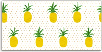 Produktbild von Coloray Canvas 100x50  Wandbild Leinwand Bilder Wand Kunst Bild Ananas Frucht Wand