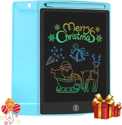 Produktbild von LCD Schreibtablet 8,5 Zoll, bunt, mit Sperrtaste, für Kinder, blau