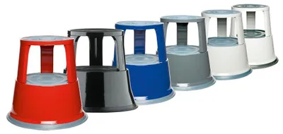 Produktbild von Alco Rollhocker Metall weiß 4007735895105