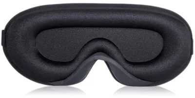 Produktbild von Schlafmaske, schwarze Schlafmaske, lichtundurchlässig, 3D-Schlafmaske, Schlafmaske für Männer, Wowen, Nachtmaske, Schlafmaske für Reisen, Nickerchen