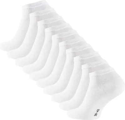 Produktbild von Stark Soul® Essentials Sneaker-Socken 10 Paar 43-46 weiß