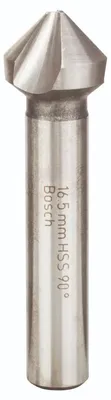 Produktbild von Bosch Kegelsenker HSS 3-Schneiden, DIN 335 D= 16,5 mm, M 8