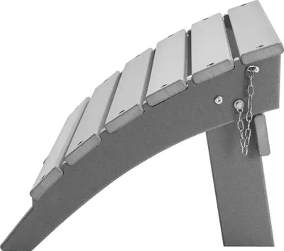 Immagine prodotto di Poggiapiedi pieghevole Adirondack 16,9 L x 18,9 P x 13 A pollici HDPE Grigio