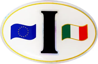 Image de Sticker 3D Ovale Europe - Italie HQ