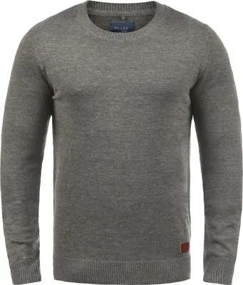 Produktbild von BLEND BHLars Herren Strickpullover Feinstrick Pullover mit Rundhals-Ausschnitt Baumwollmischung Regular fit
