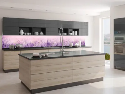 Zdjęcie produktu dla Fototapety Dimex do kuchni, samoprzylepne KI-350-124 Lavender 60 x 350 cm