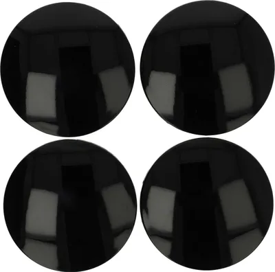 Produktbild von vhbw 4x Universal Nabenkappe für diverse Autos, PKW - Auto Radnabendeckel, 64 mm Schwarz, Kunststoff