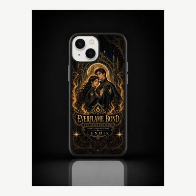 Imagen del producto de Funda para iPhone 14, carcasa protectora con diseño de llamas – LUNØIR ©