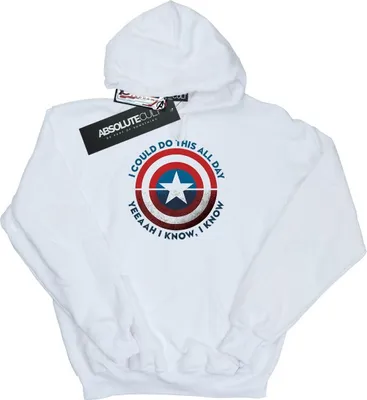 Produktbild von Marvel - "Avengers Endgame Do This All Day" Kapuzenpullover für Herren BI3191 (4XL) (Weiß)