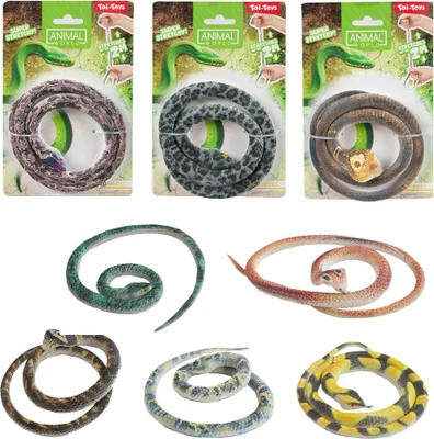 Produktbild von Toi-toys Tierwelt lebensechte Schlange 60cm