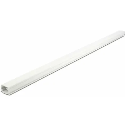 Produktbild von DeLOCK Kabelkanal mit Deckel selbstklebend 22 x 15 mm - Länge 1 m weiß, Weiß, PVC, Klebeband, 22 mm, 1 Stück(e)