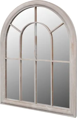 Produktbild von Rustikaler Gartenspiegel Bogen 69×89 cm für Indoor und Outdoor