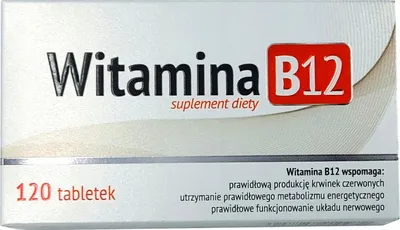 Image de Vitamine B12 Supplément diététique, 120 comprimés