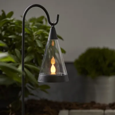 Produktbild von Star Trading 480-39, Schwarz, Transparent, Ambiente, IP44, Flexibel, 1 Glühbirne(n), LED