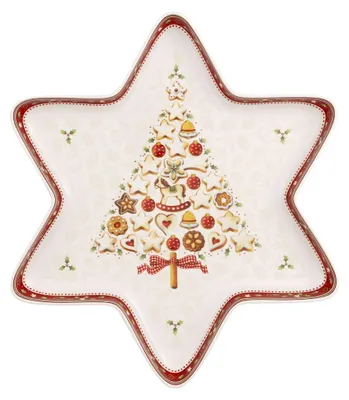 Image de Villeroy & Boch Winter Bakery Delight grand plat en forme d'étoile 37,5x33cm