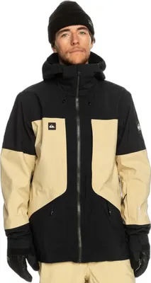 Zdjęcie produktu dla Kurtka męska Quiksilver Forever Stretch Gore-tex narciarska czarno beżowa S