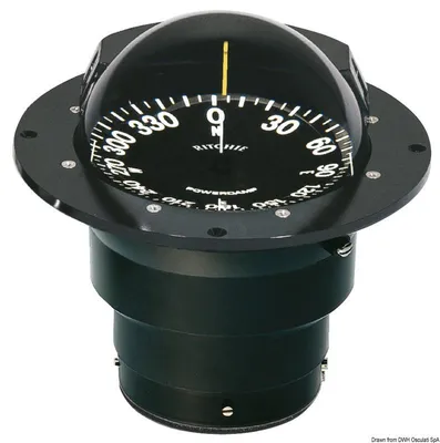 Image de RITCHIE Boussole encastrable Globemaster 5" noir/noir , 1 pièce