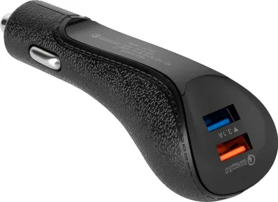 Image de Chargeur de voiture 3,1 A USB avec Quick Charge 3.0 12-24 V