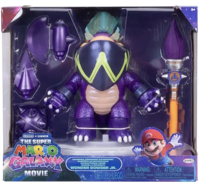Obrázok produktu pre Super Mario The Galaxy Movie Wonder Bowser Jr. 8", 3 rok / roky, Super Mario, Viacfarebný, Plast