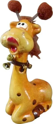 Produktbild von Giraffenfigur 19 x 9 cm, braun