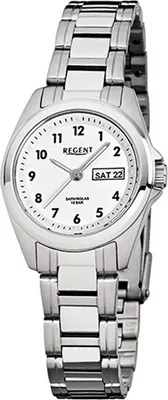 Obrázek produktu pro Ocelové dámské hodinky Regent F-519 quartzový náramek stříbrný D2URF519