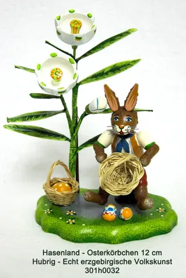 Produktbild von Hubrig - Hasenland Osterkörbchen 12 cm