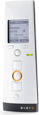 Produktbild von Elero TempoTel 2 Funkhandsender 10-Kanal mit Zeitschaltuhr 868 MHz Reinweiß