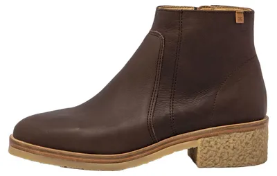 Image de El Naturalista Bottines à talons pour Femme N5943 WAX NAPPA BROWN / IRATI Couleur Marron