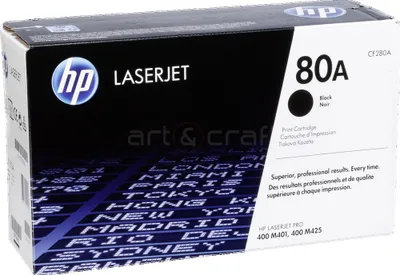 Productafbeelding van HP 80A tonercartridge, zwart (CF280A)