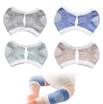 Productafbeelding van Kniebeschermers Kinderen - Antislip Ontwerp - Duurzaam Materiaal - Zacht en Ademend - 4 Paar - Voor Pasgeborenen - Kinderbeschermers