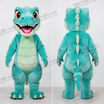 Immagine prodotto di Costume MASTICOT da dinosauro Velociraptor turchese giocoso